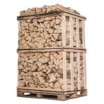 Pallet brandhout - 25 cm houtblokken - 3 stères