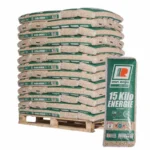 Pellet VanRoje DIN Plus en EN Plus standaard - Pallet van 65 x 15 kg zakken