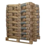 BADGER PELLET, DIN Plus en EN Plus normen. - Pallet van 65 zakken van 15 kg